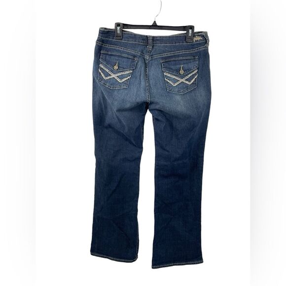 Kut From The Kloth Mid Rise Boot Cut Denim Blue Jeans Size 12 / 14 - Picture 1 of 11